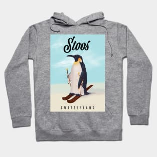 Stoos Switzerland ski poster Hoodie